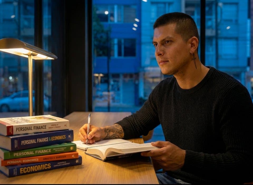 Diego Fernando Vinasco estudiando finanzas